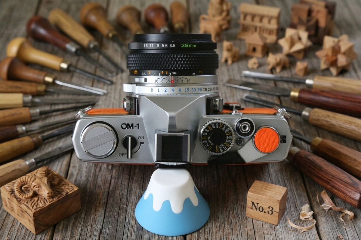 お客様オーダー 【テラコッタオレンジ🍊】 OLYMPUS OM-1 28mmF3.5