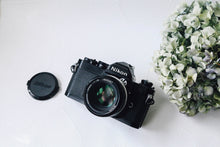 画像をギャラリービューアに読み込む, Nikon FM(BK)【完動品】【希少】状態◎ 明るい単焦点レンズ付き❗️
