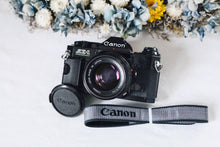 画像をギャラリービューアに読み込む, Canon AE-1 PROGRAM【完動品】ブラックボディ・New FD50mmF1.4 SET❗️