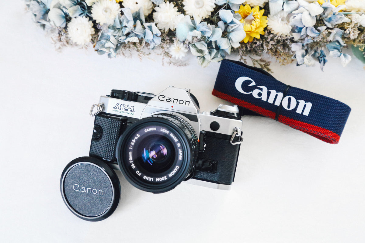 Canon AE-1 PROGRAM FD 35-70mm 1:3.5-4.5 シャッタースピード優先 自動露出 35mm フィルムカメラ 一眼レフ キャノン AE-1プログラム ☆ PayPay(ペイペイ)決済可能 ☆ 札幌市 清田区 平岡 Amazon | Canon AE-1 35mmフィルムカメラ 50mm 1:1.8レンズ付き