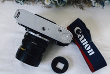 画像をギャラリービューアに読み込む, Canon AE-1 PROGRAM【完動品】シルバーボディ・New FD35-70mmズームレンズSET!