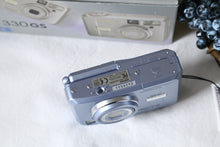 画像をギャラリービューアに読み込む, PENTAX Optio 330GS ブルー 🧊 【完動品・希少✨】ほぼ新品レベル オールドコンデジ