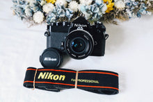 画像をギャラリービューアに読み込む, Nikon FE & Ai35mm F2.8 ブラックボディ🐦⬛【完動品】状態◎明るいレンズ付き❗️