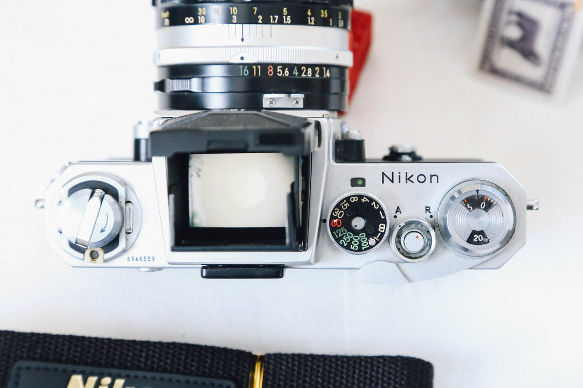 📸 Nikon F & 50mm F1.4 2種類のファインダー付き｜名機をじっくり