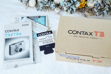 画像をギャラリービューアに読み込む, 【極美品・後期型】CONTAX T3|ダブルティース・データバック付き|高級コンパクトフィルムカメラ