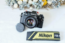 Load image into Gallery viewer, 📸【完動品】Nikon FG-20 & Nikkor 50mm F1.4 セット✨赤シャッターボタン付き!