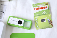画像をギャラリービューアに読み込む, Canon iNSPiC REC FV-100 グリーン【完動品】水深2mOK💧ほぼ未使用|防水・耐衝撃デジタルカメラ📷