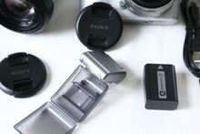 画像をギャラリービューアに読み込む, SONY α NEX-C3 ダブルレンズセット【完動品】16mm F2.8+18-55mm|軽量☁️225gミラーレス📸
