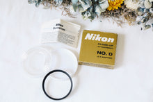 Load image into Gallery viewer, 🔍Nikon 3種類のクローズアップフィルター📸 NO.0/NO.1/NO.2✨(それぞれ単品売り)近接撮影に最適❗️