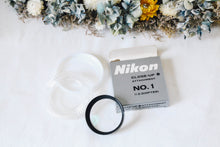 Load image into Gallery viewer, 🔍Nikon 3種類のクローズアップフィルター📸 NO.0/NO.1/NO.2✨(それぞれ単品売り)近接撮影に最適❗️