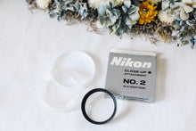 Load image into Gallery viewer, 🔍Nikon 3種類のクローズアップフィルター📸 NO.0/NO.1/NO.2✨(それぞれ単品売り)近接撮影に最適❗️