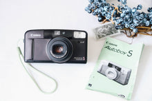 画像をギャラリービューアに読み込む, Canon Autoboy S【完動品/希少ブラック✨】高級コンパクトフィルム📸人気No.1モデル🎞️38-115mmズーム