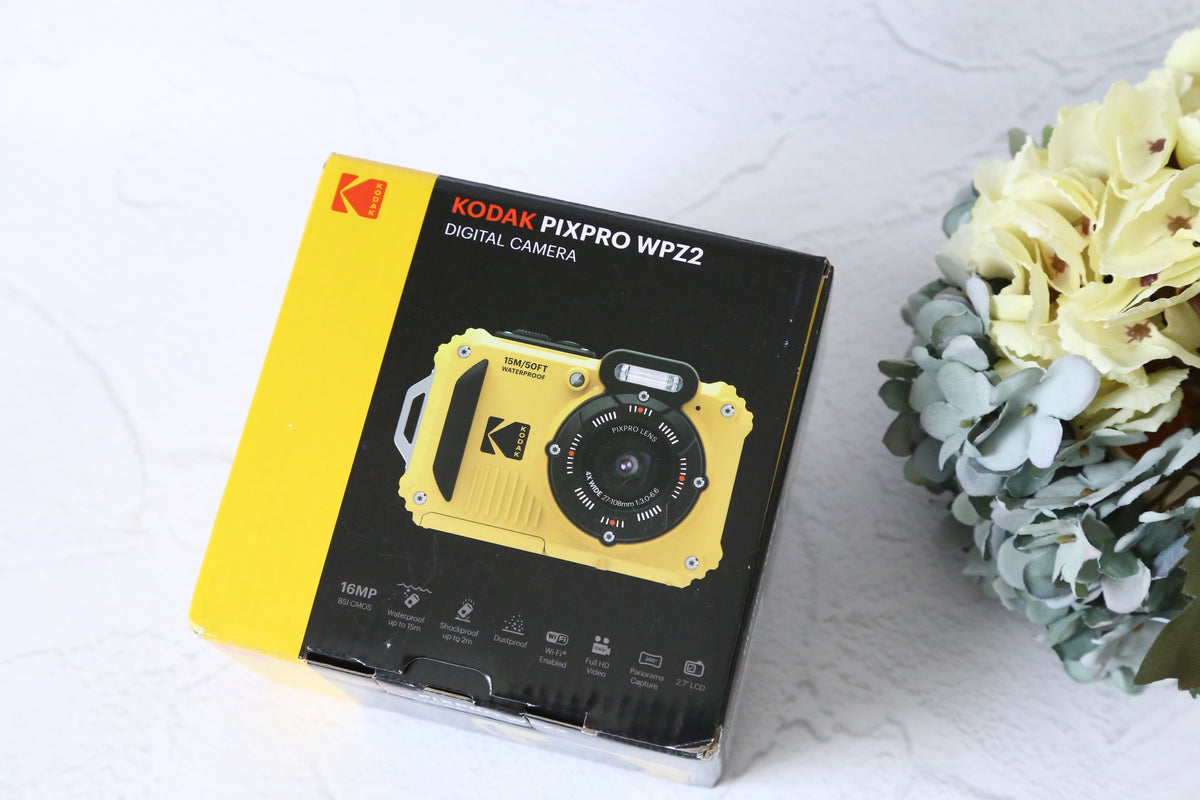 Kodak PIXPRO WPZ2【未使用❗️】水深15m防水デジカメ❗️付属品フルセット▪️オールドコンデジ▪️デジタルカメラ