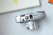 画像をギャラリービューアに読み込む, YASHICA ELECTRO35 くすみブルー🛋🥣【完動品】