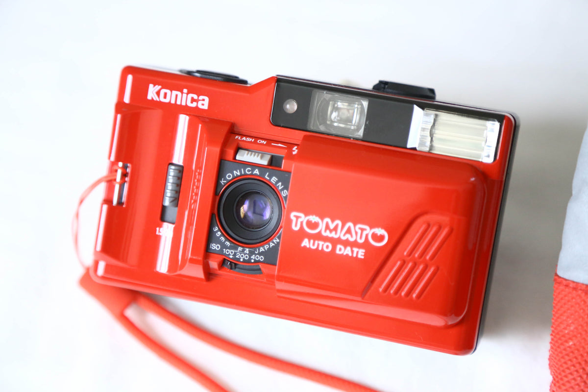 Konica TOMATO🍅【美品/完動品✨】写るんです感覚📸簡単フィルムカメラ