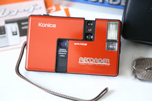 画像をギャラリービューアに読み込む, Konica RECORDER レッド🍎【未使用✨/超希少❗️】ハーフカメラ📸全自動・初心者OK🔰
