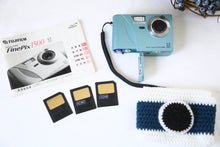 画像をギャラリービューアに読み込む, FUJIFILM FINEPIX1500 ブルー🧊【希少✨】【完動品】▪️オールドコンデジ▪️デジタルカメラ