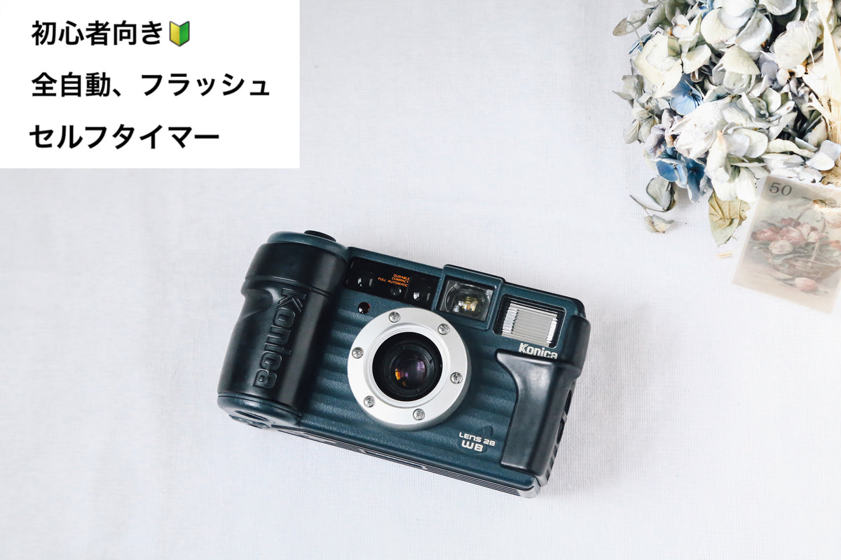 KONICA 現場監督 28 WIDE 動作品 コンパクトフィルムカメラ - フィルム 