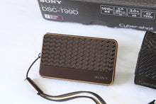 画像をギャラリービューアに読み込む, SONY Cyber-shot DSC-T99D 編み込みブラウン🤎【希少✨】【完動品】▪️オールドコンデジ▪️デジタルカメラ📸