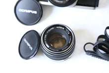 Load image into Gallery viewer, OLYMPUS OM-1 28mmF3.5 & 50mmF1.8 2レンズセット【完動品/美品】