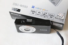 Load image into Gallery viewer, SONY DSC-W550 ブラック【完動品/美品✨】CCDオールドコンデジ