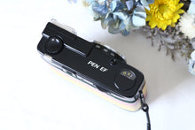 Load image into Gallery viewer, OLYMPUS PEN EF 朝焼けグラデーション🌄【完動品】フラッシュ付きハーフカメラ