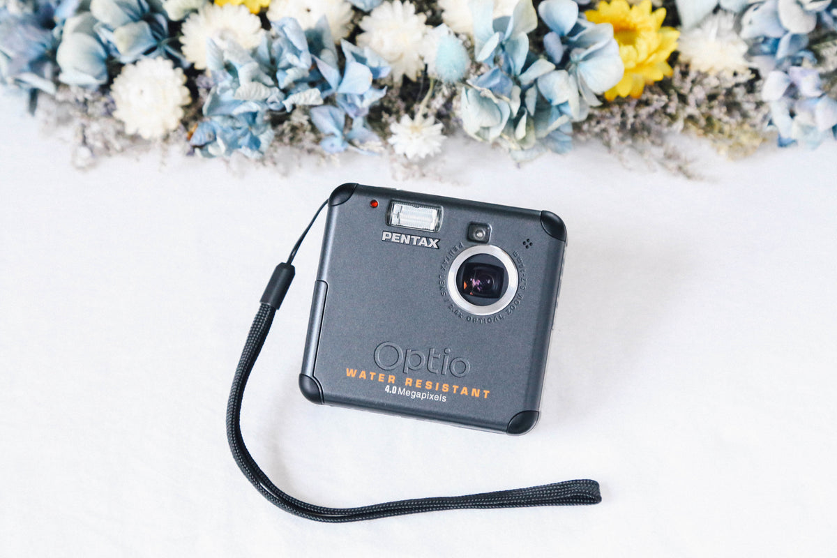 実写OK【良品】PENTAX Optio43WR オプティオ 防水デジタルカメラ PENTAX Optio43WR【希少❗️】【完動品】【美品】【実写済み❗️】防水