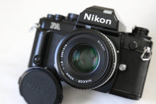 Load image into Gallery viewer, Nikon FA ブラックボディ & Ai-S 50mm F1.8【完動品/希少✨】初心者おすすめフィルム一眼レフ
