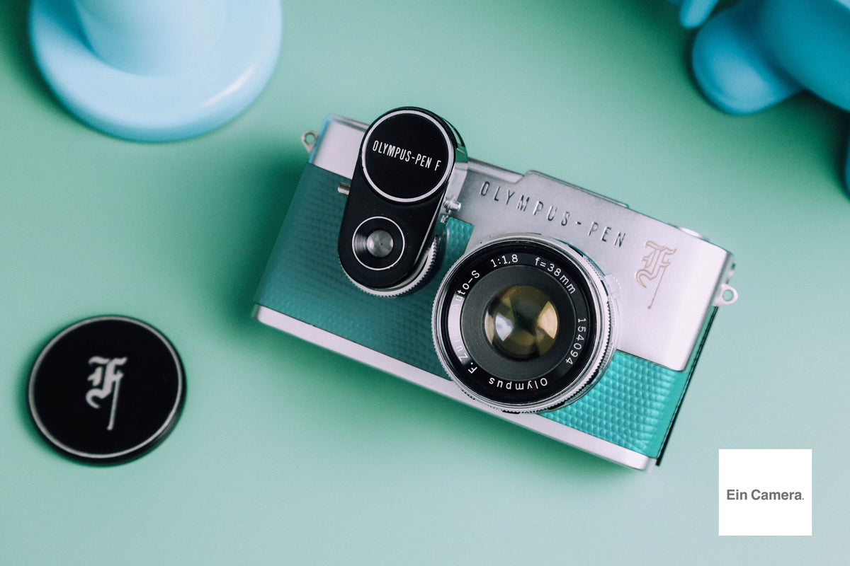 OLYMPUS PEN F Green Lizard 🐊 [Fully functional] with light meter