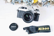 画像をギャラリービューアに読み込む, Nikon FE & 50mmF1.8 明るいパンケーキレンズ付き❗️【完動品】