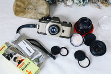 画像をギャラリービューアに読み込む, PENTAX AUTO110&レンズ3本セット マロン【完動品】【美品❗️】【希少✨】110フィルム使用するフィルムカメラ