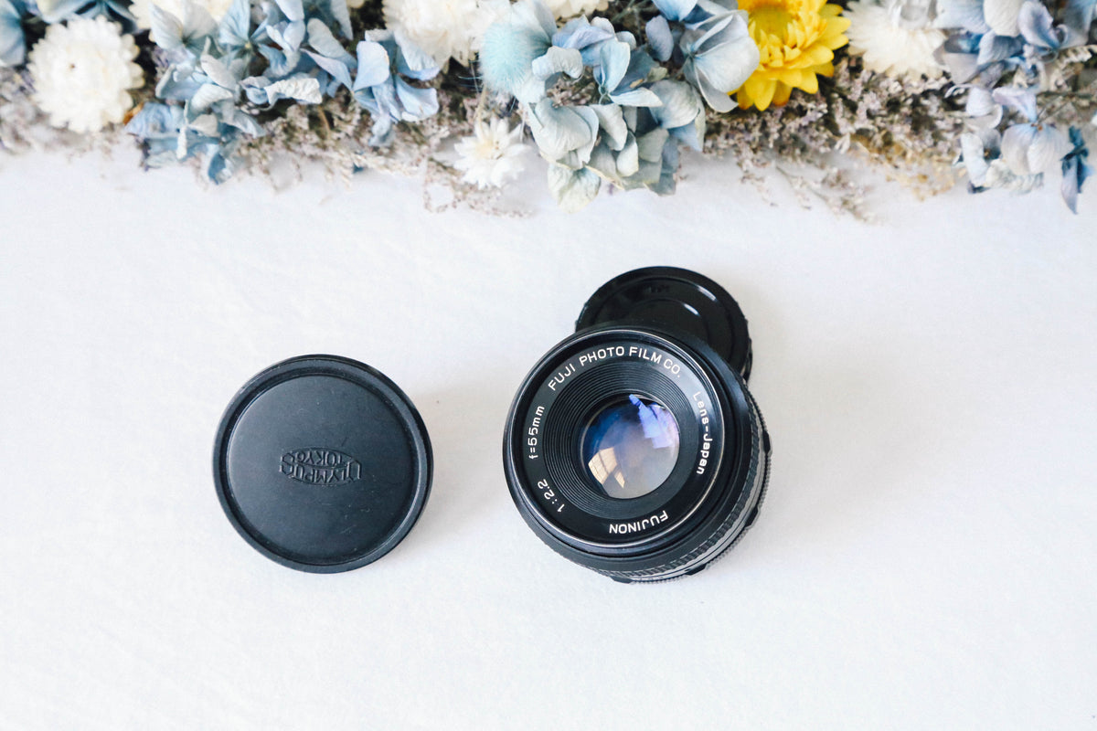 FUJINON 55mmF2.2 バブルボケレンズ【完動品】M42マウント – Ein Camera