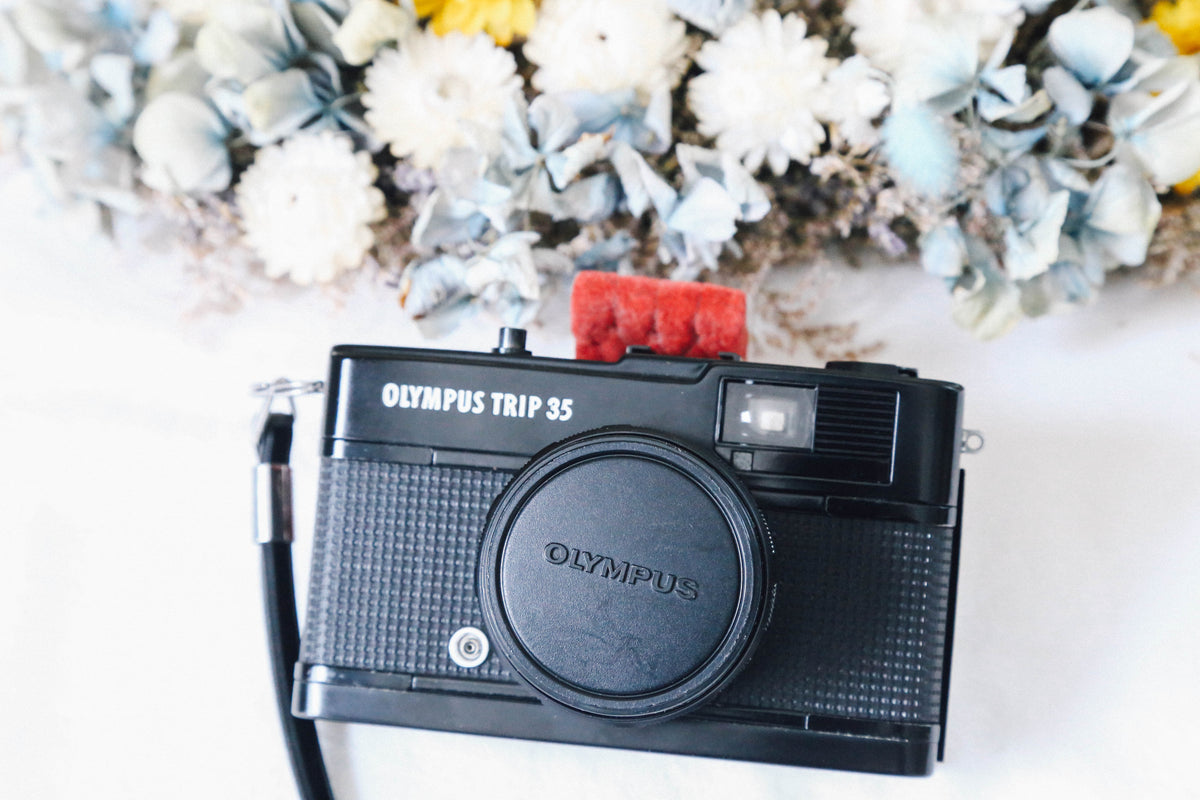 オリンパストリップ35ブラックペイント OLYMPUS TRIP 35《レアなブラックボディ》初心者さんにも使い