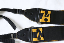 画像をギャラリービューアに読み込む, Nikon 純正ストラップ 🎞️ ビンテージ 黄×黒デザイン カメラ用アクセサリー