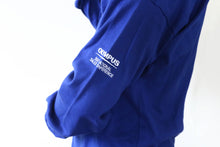 画像をギャラリービューアに読み込む, Canterbury OLYMPUS カンタベリー オリンパス 長袖 ラガーシャツ ポロシャツ ブルー 古着