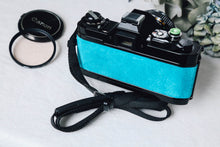 画像をギャラリービューアに読み込む, Canon AV-1 & 28mmF2.8 Blue Suede fabric🛋️ 明るい広角レンズ付き❗️【完動品】