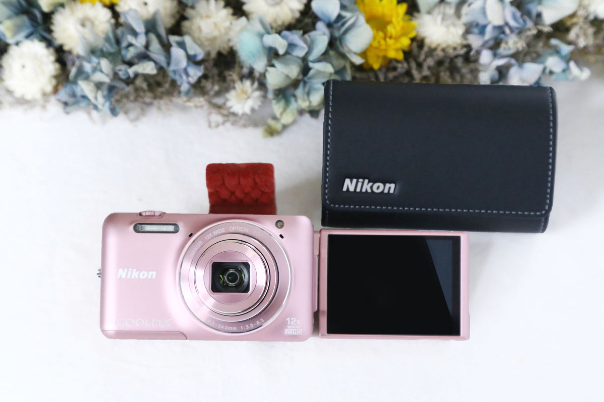 【動作確認済】Nikon COOLPIX S6600 ピンク Wi-Fi対応 Nikon COOLPIX S6600 シルキーピンク【完動品】状態
