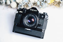Load image into Gallery viewer, Canon A-1 + New FD 50mm F1.8 + Power Winder付き✨完動品セット