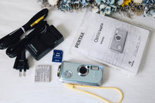 画像をギャラリービューアに読み込む, PENTAX Optio WP ブルー【完動品】【希少✨】【防水・防塵☔️】水深1.5mまでOK!▪️オールドコンデジ▪️デジタルカメラ