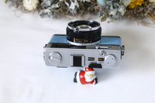 画像をギャラリービューアに読み込む, OLYMPUS 35DC ✨北欧ブルーレザー仕上げ🦕🌳完動/実写済み|40mm F1.7|露出計OK|整備済み