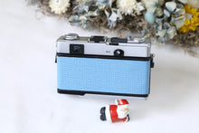 画像をギャラリービューアに読み込む, OLYMPUS 35DC ✨北欧ブルーレザー仕上げ🦕🌳完動/実写済み|40mm F1.7|露出計OK|整備済み