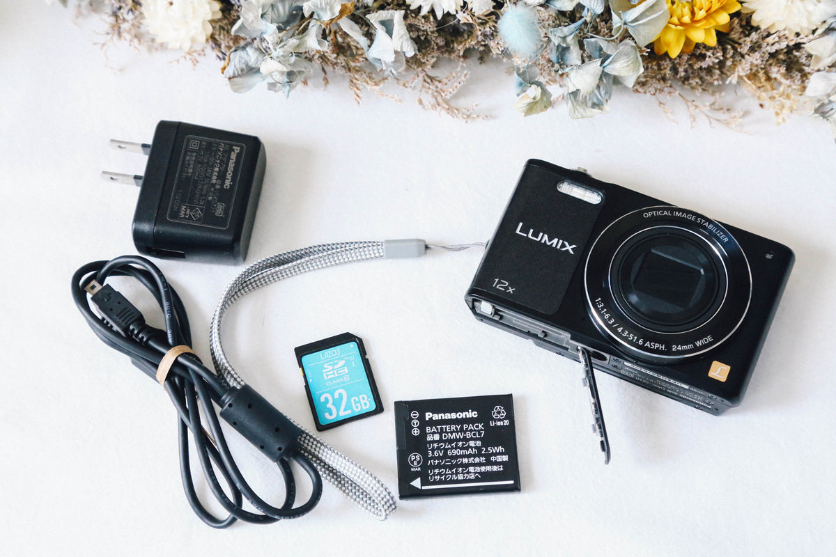 Panasonic LUMIX DMC-SZ10 ブラック🖤高画質CCD/オールドコンデジ【完