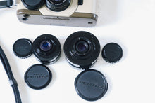 画像をギャラリービューアに読み込む, PENTAX AUTO110&レンズ3本セット マロン【完動品】【希少✨】110フィルム使用するフィルムカメラ