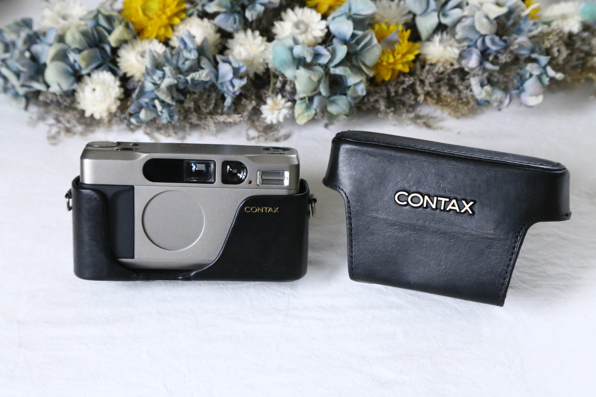 CONTAX T2 【完動品】【美品❗️】純正ハードケース&データ（日付