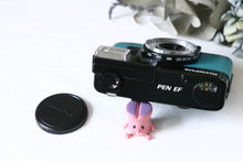 画像をギャラリービューアに読み込む, OLYMPUS PEN EF|朝行月🪼🌙フラッシュ付きハーフカメラ【完動品】世界に1台の手染めブルー✨