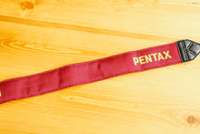 画像をギャラリービューアに読み込む, PENTAX レッドストラップ【未使用】