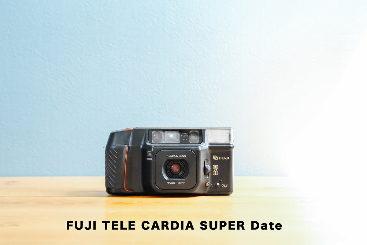 完動品＊Fuji TELE Cardia super＊フィルムカメラカメラ