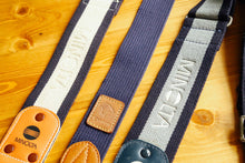 画像をギャラリービューアに読み込む, MINOLTA ストラップ(ネイビーxホワイト)