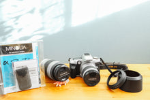 画像をギャラリービューアに読み込む, Minolta α SweetII【完動品】軽量・操作簡単❗️フルセット、望遠レンズ付き❗️