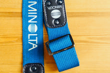 画像をギャラリービューアに読み込む, Minolta ブルーストラップ ロゴホワイト ヴィンテージ